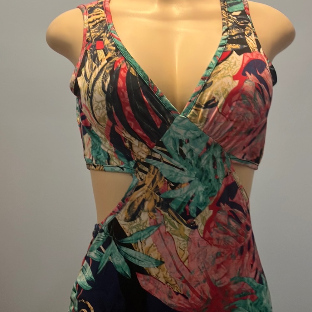 Multi-colored Maxi Dress Large Size from Fashion Nova